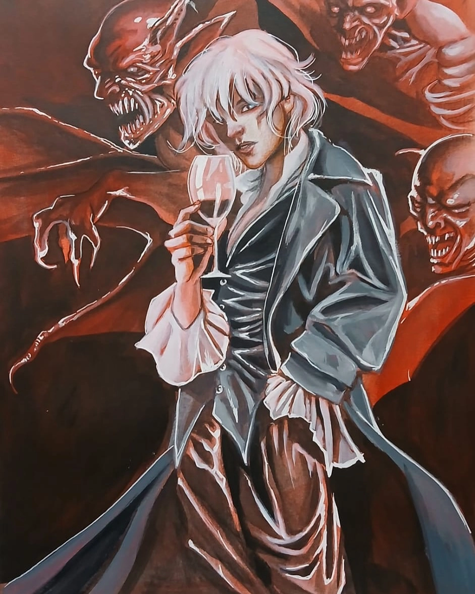 Ilustración de la baraja vampiroka